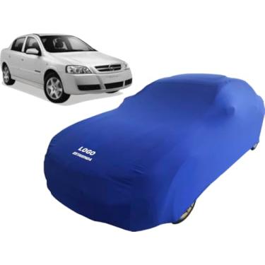 Imagem de Capa Para Cobrir Carro Chevrolet Astra Sedan Tecido Helanca (Azul)