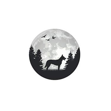 Imagem de Hollandse Herder Notizbuch: Hollandse Herder Mond Holländischer Schäferhund / 6x9 Zoll / 120 gepunktete Seiten Seiten