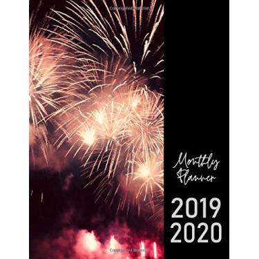 Imagem de 2019 2020 monthly planner: two year planner big size 8.5" x 11" : Monthly Planner (January 2019 – December 2020), Calendars, Agenda Planners, to do ... Contacts, Internet Password : firework cover