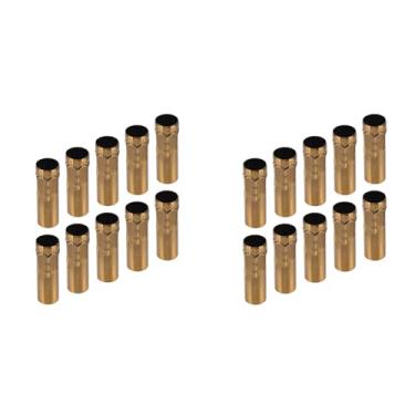 Imagem de Suporte para Lâmpada de Vela 20ocs E14, Tubo de Metal para Acessórios de Iluminação, Lustres de Cristal Diy 25x80mm