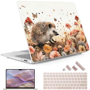 Imagem de May Chen Capa compatível apenas com Microsoft Surface Laptop 7 Windows PC 2024+ de 13,8 polegadas com CPU ARM e Copilot+ alimentado por IA, capa rígida de plástico com capa de teclado, cogumelos
