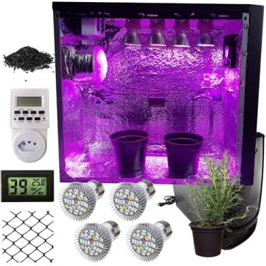 Imagem de Estufa Cultivo Plantas Iniciantes PC Grow Full Spectrum Max 112w