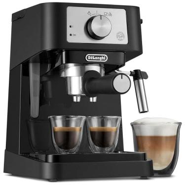 Imagem de Cafeteira Elétrica Stilosa Expresso Reservatório 2L 15 Bar de Pressão, 110v, DELONGHI EC260BK, Preto