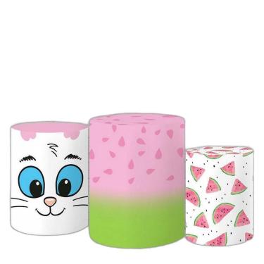 Imagem de Trio De Capas Cilindros 3D Sublimado Magali Fcc-206