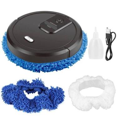 Imagem de Esfregão Automático Passa Pano Recarregável Mop Preto - LIPPIN