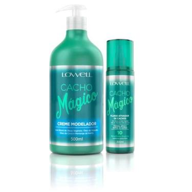 Imagem de Kit Cacho Mágico Creme Modelador 500 ml + Fluido Ativador de Cachos 20