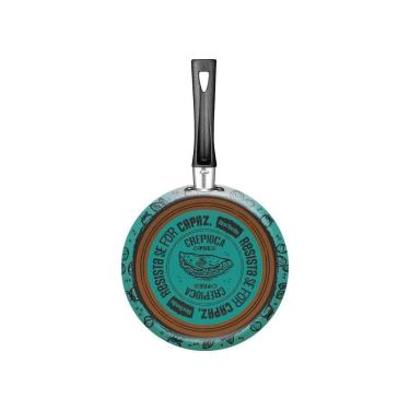 Imagem de Tapioqueira e Panquequeira Antiaderente Decorada Viva Rochedo Sabores Revestida 22cm