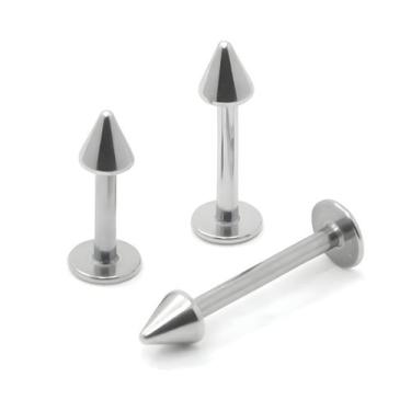 Imagem de Piercing Labret Spike Aço Cirúrgico - M2 Piercing, 6mm