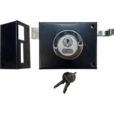 Imagem de Fechadura Silvana Portao Preta 921X100Mm - 90610