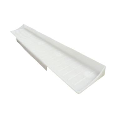 Imagem de Ｂｅｓｇａ Cozinha silicone drening tapel sponge titular de cozinha pia protetor de borda de borda fácil de limpar a almofada de drenagem de pia 11,5 x 66 cm, Branco