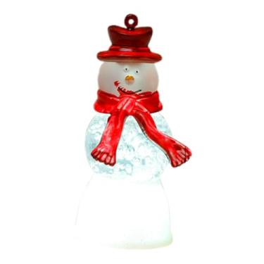 Imagem de UxicRuya Figura de Natal Iluminada, Presente de Natal, Luz Noturna, Lâmpada Noturna, Escultura para Festival, Quarto, Prateleira, Sala de Estar, Escritório, Boneco de Neve, Tamanho real