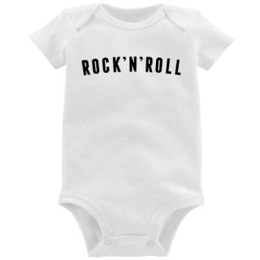 Imagem de Body Bebê Rock 'n' Roll - Foca na Moda, Branco, GG