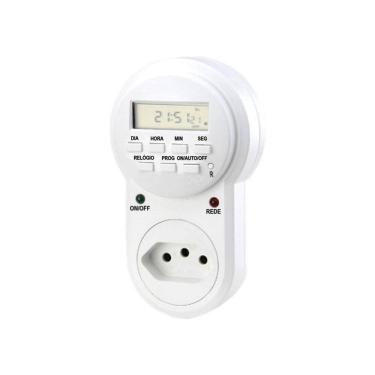 Imagem de Timer Digital E Temporizador Tomada Energia Bivolt 2000w Kzi