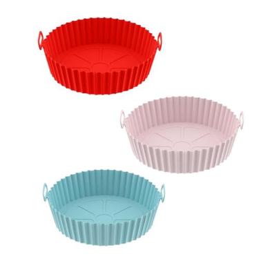 Imagem de Forma Cesto de Silicone Antiaderente Fritadeira Airfryer - CLINK
