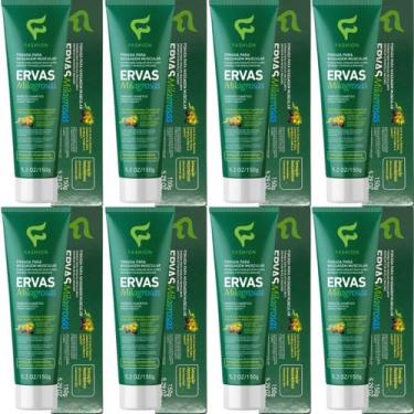Imagem de 8 Pomada para Massagem Muscular Fashion Cosméticos Ervas Milagrosas Bi