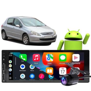 Imagem de Central Multimídia MP3 Peugeot 307 2002-2012 1 Din Android-Auto Carpla