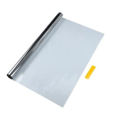 Imagem de TUCKBOLD Película matizada nano cerâmica para janela de carro VLT 60% IRR 60% UVR 55% tom prata 4,5 m x 29,92 polegadas película de privacidade 2 mil PET 1 peça