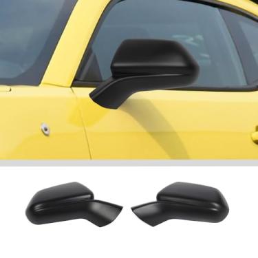 Imagem de JWWY Capa de espelho lateral Capa de espelho retrovisor de substituição decorativa para acessórios externos Chevrolet Camaro 2016-2024 preto fosco 2 peças