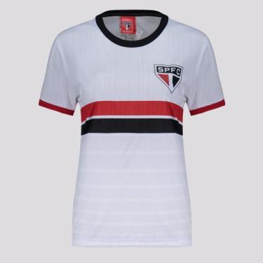 Imagem de Camisa São Paulo Tela Feminina Branca - Braziline, M