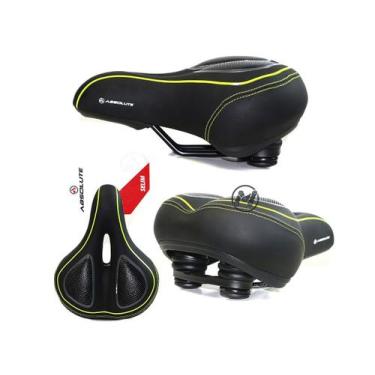Imagem de Selim Absolute Gel Vazado Preto e Verde