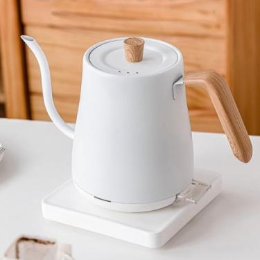 Imagem de Chaleira elétrica pescoço de ganso, chaleira elétrica de aquecimento rápido, interior de aço inoxidável para derramar sobre café, chá, água fervente para escritório em casa