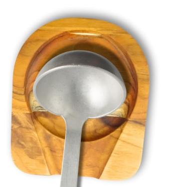 Imagem de Descanso de talher madeira para mesa posta