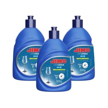 Imagem de 3 Gel Detergente Lava-Louças Jimo Concentrado Original Alto Brilho Limpeza Profunda para Utensílios