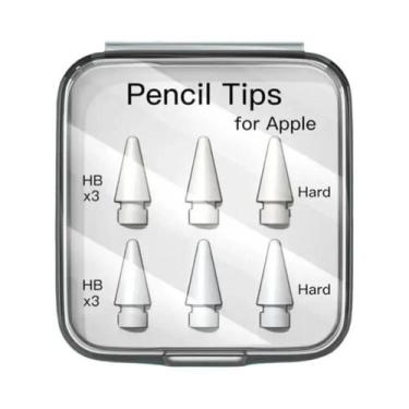 Imagem de Estojo para Apple Pencil (1ª e 2ª Geração) - Soft, Hard e com Nibs 2B 