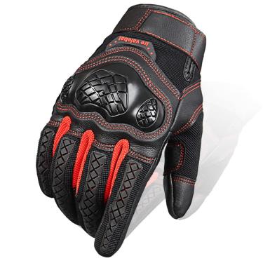 Imagem de Luvas De Motocicleta De Dedo Completo De Inverno Luvas De Equitação Com Tela Sensível Ao Toque Para Esportes Motorizados Ciclismo Bmx Luvas De Corrida Para Motocross Atv Escalada, Red, S