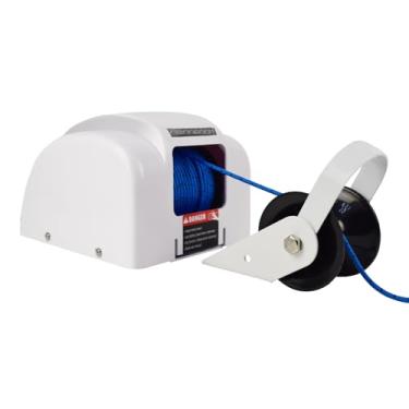 Imagem de Guincho elétrico de âncora de 20 kg, guincho de âncora de barco de 12 V - kit de molinete de âncora marinha de água salgada com controle remoto e corda de âncora pré-enrolada de 30 metros para lanchas