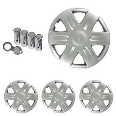 Imagem de Jogo Calota Aro 15 Sandero Logan Scénic 2008 à 2011 + Selo Resinado + Tampa Ventil Antifurto