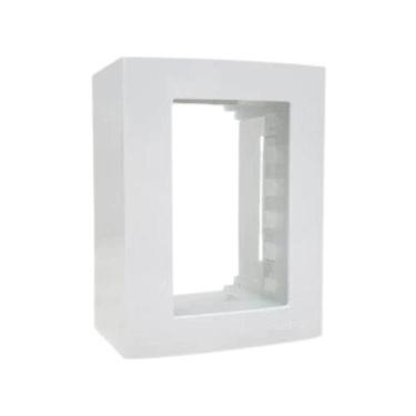 Imagem de 2 Caixas De Sobrepor C/ Suporte 95x75 3 Postos Sleek - MARGIRIUS