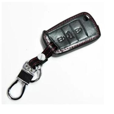 Imagem de Chaveiro Capa Capinha de Chave Presença Vw Novo Polo Mk7 Virtus Compat