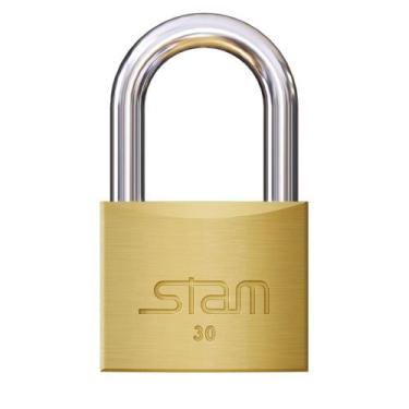 Imagem de Cadeado 30mm de Latão Maciço - 312 - STAM