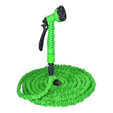 Imagem de Mangueira Retrátil Expansível Jardim Gatilho 7 Jatos 30m - ZEM