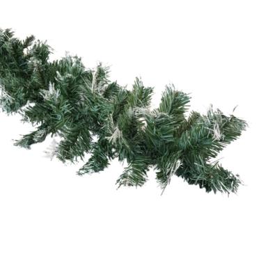 Imagem de Festão Verde Com Nevado Em Pvc 2,70m