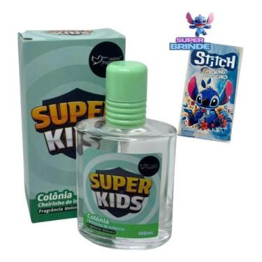 Imagem de Colônia Infantil Super Kids + Card Coloring Stitch - Suave Fragrance