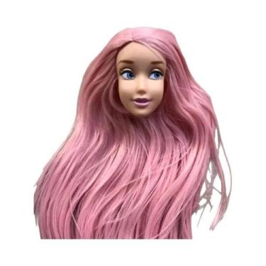 Imagem de Cabeças De Boneca Licca Careca Fofas Para Crianças DIY Maquiagem Práti