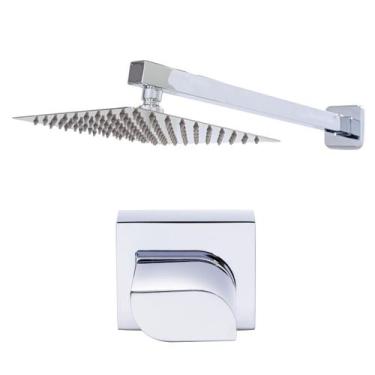 Imagem de Chuveiro Piscina Chuveirão 20x20 Volante Gota P/ Base Deca - Larmont A