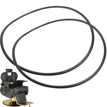 Imagem de Hicomony Anel de borracha para cadeira de barbeiro de 26,7 polegadas/68 cm, anel de borracha, peças de cadeira de salão para barbearia (2 peças)