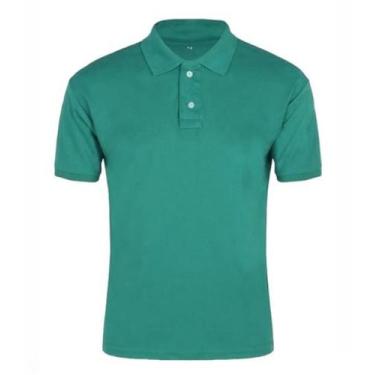Imagem de Kit Fardamento 3 Camisas Masculina Gola Polo Piquet Poliéster - Genéri