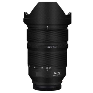 Imagem de Adesivo de câmera antiarranhões com tampa de lente para Panasonic Lumix S 24-70 mm F2.8 película protetora decalque protetor corporal 24-70 2.8 (fibra blindada)