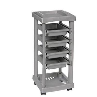 Imagem de Carrinho Auxiliar para Cabeleireiros com 4 Gavetas Santa Clara, Todo P