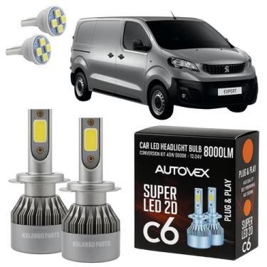 Imagem de Ultra LED C6 H7 Lâmpada Farol Baixo Expert 2017 Em diante - Autovex