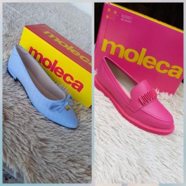 Imagem de Kit Sapatilha azul+ Sapato Social Moleca Rosa Disponível do 36