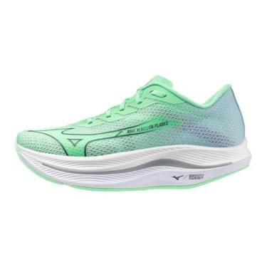 Imagem de Mizuno Wave Rebellion Flash 2 Tênis de corrida masculino, Neo Mint - índigo vintage, 42