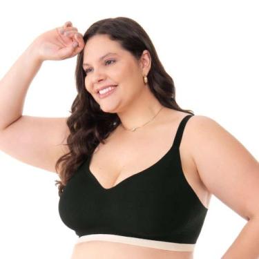 Imagem de Sutiã Laser Termofusionado com Bojo Preto - Básicos, 50