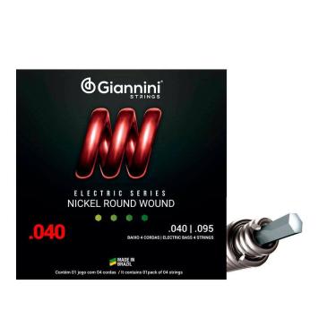 Imagem de Encordoamento P/ Baixo Giannini 4 Cordas 0.40 Geebrl