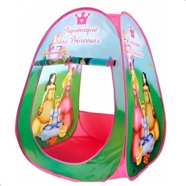 Imagem de Toca Barraca Infantil Princesa Rosa Dobrável Menina - DM Toys