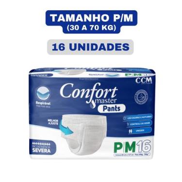 Imagem de Fralda Confort Master Pants calça P/M ou G/EG, P/M